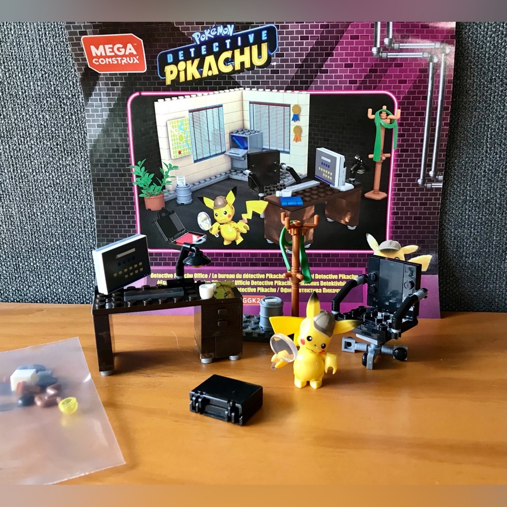 MEGA CONSTRUX Pokémon Detective Pikachu Building Blocks Incomplete Set